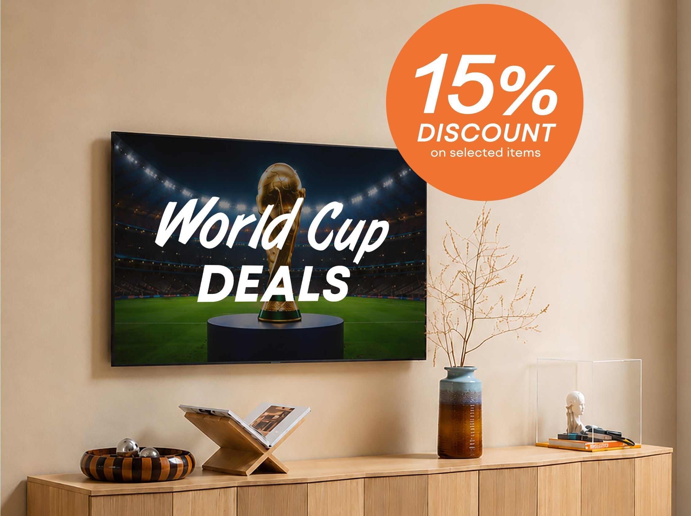 ⚽ World Cup Deals: 15% OFF