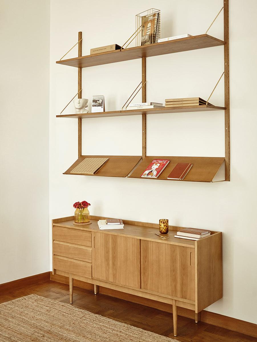 1050 Oak Wood Long Sideboard - WOO .Design