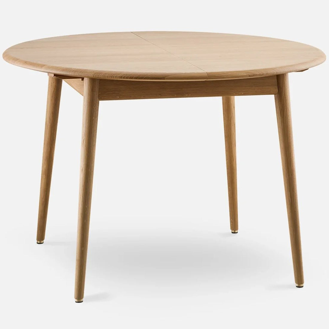 Fox Ash Wood Mid-Century Design Extendable Dining Table