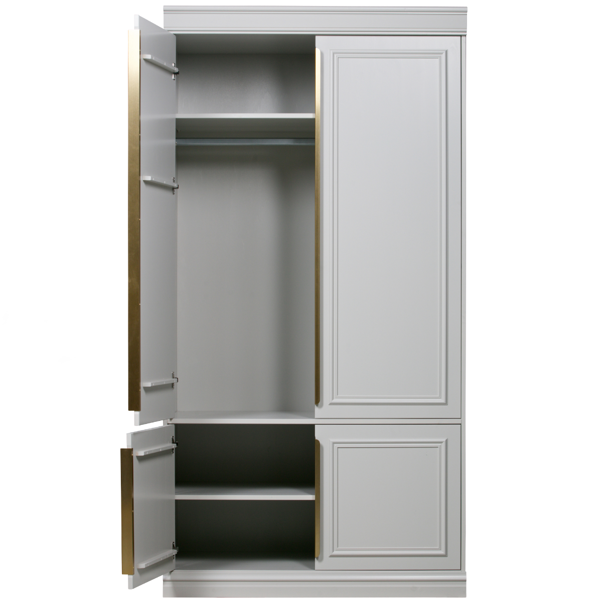Organize Mist Pine Wood Wardrobe - WOO .Design