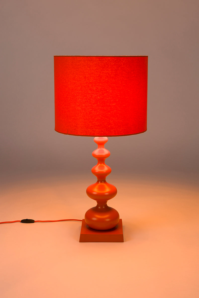 When Orange Is King Table Lamp