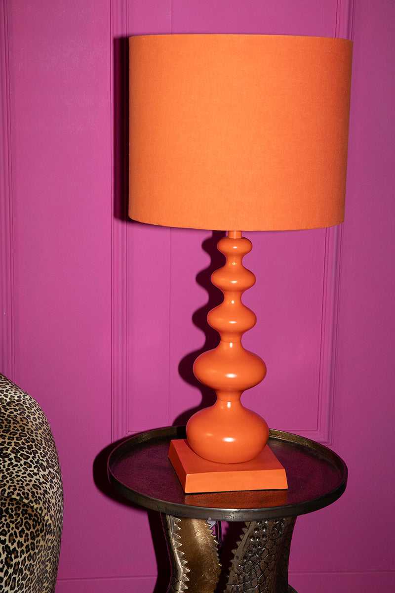 When Orange Is King Table Lamp