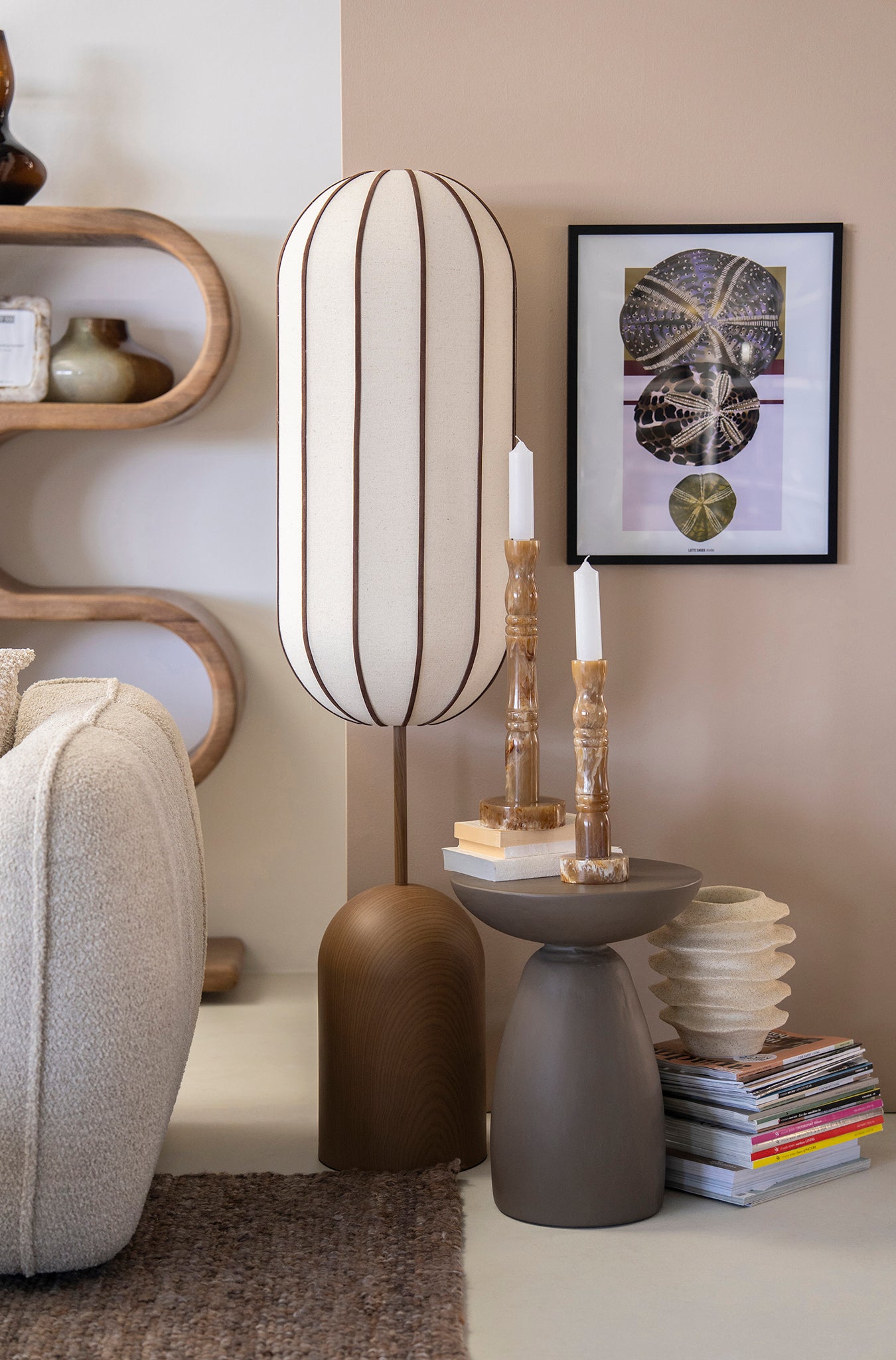 Canto Dark Brown Side Table
