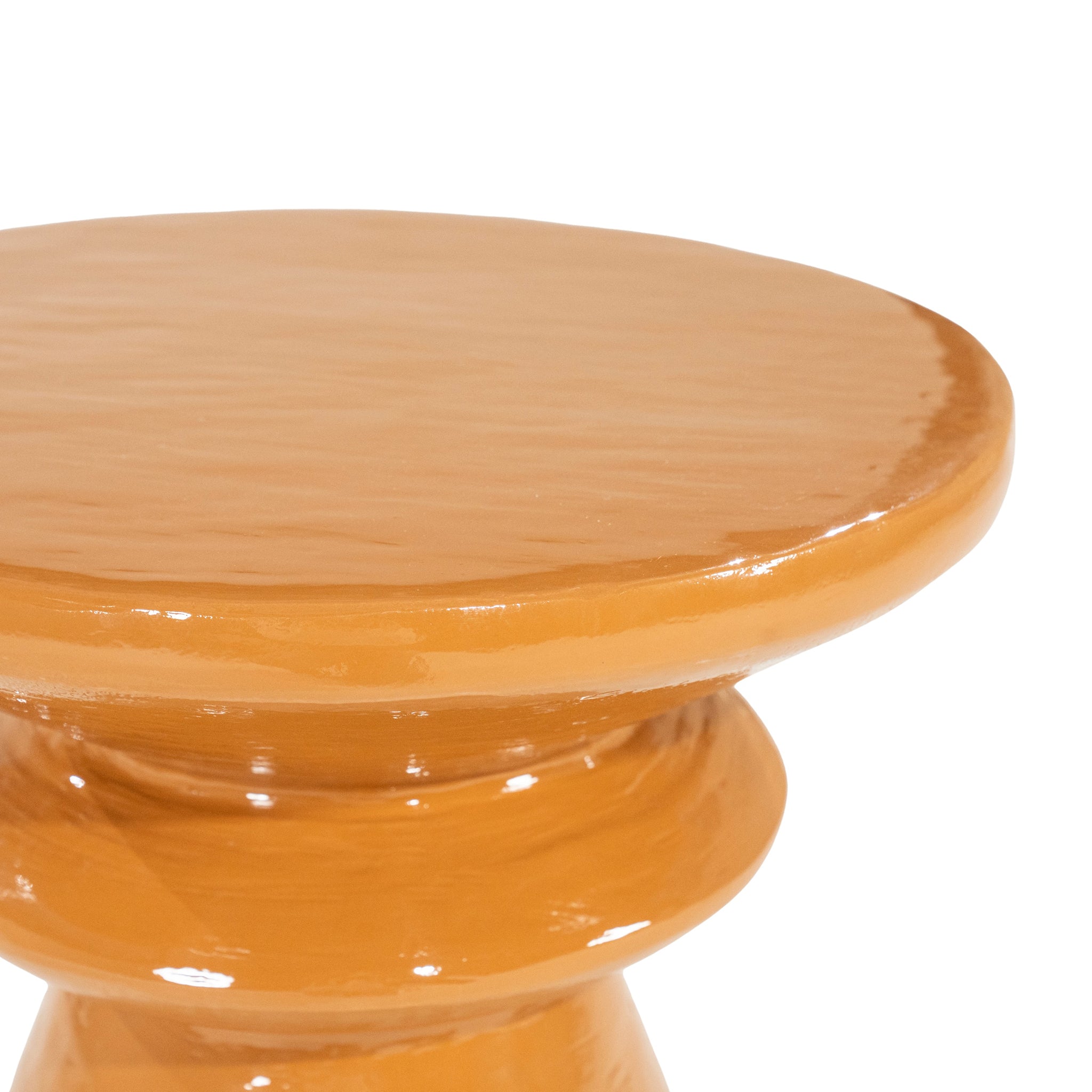 Circolo Terracotta Side Table