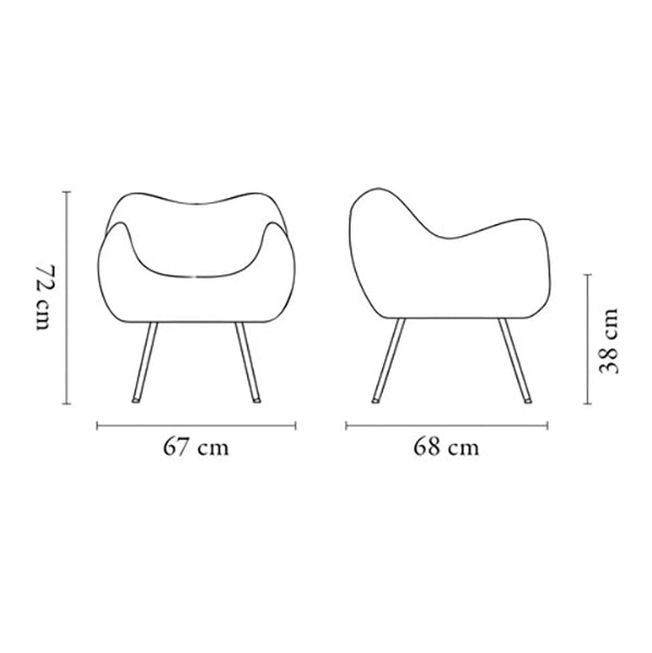 RM58 Soft Armchair - WOO .Design