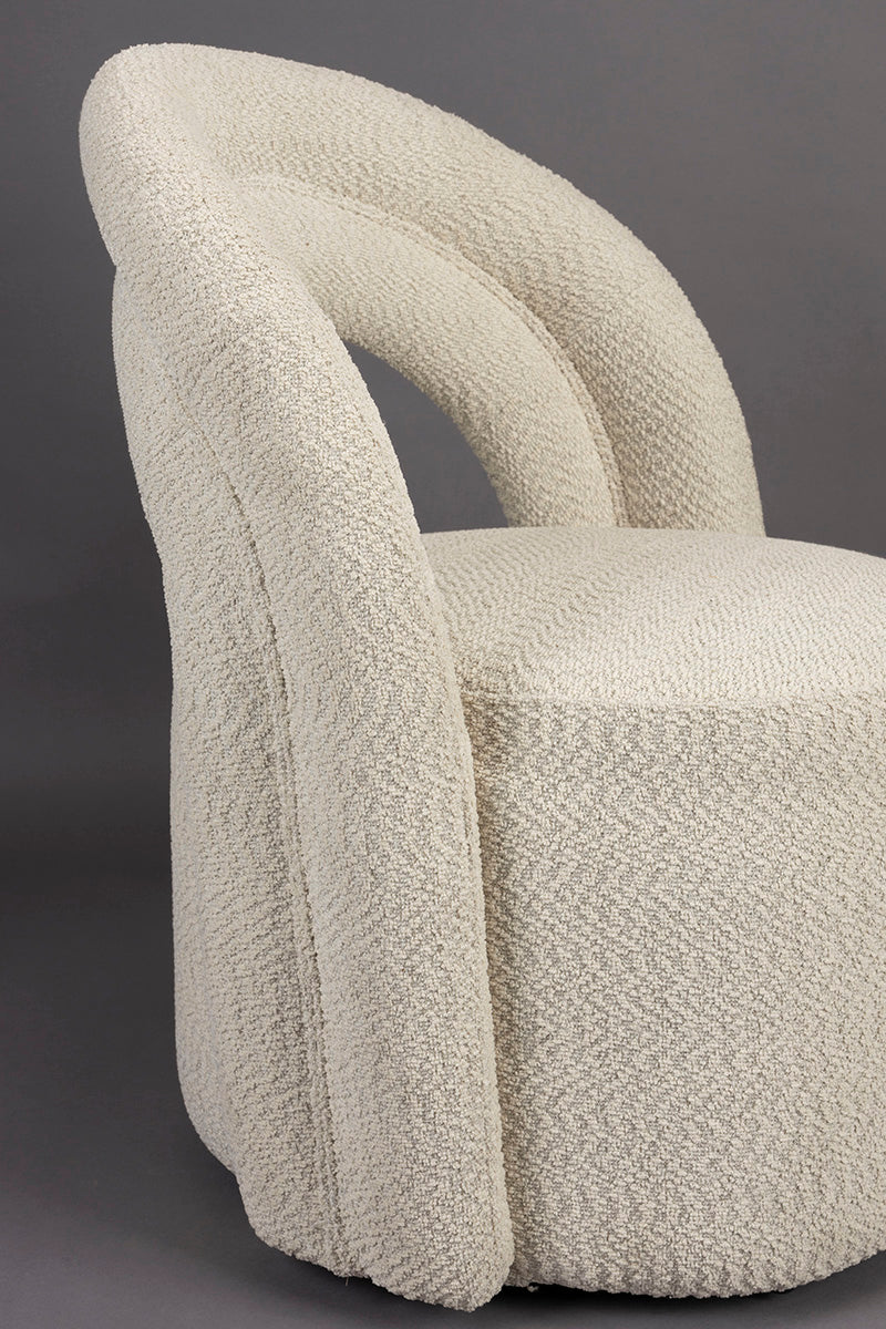Seina Boucle Swivel Lounge Chair - WOO .Design