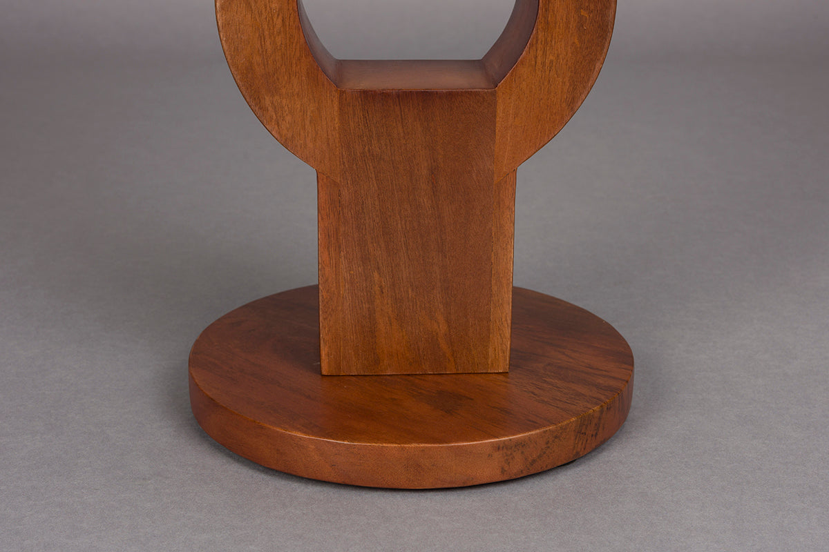 Tondo Brown Side Table