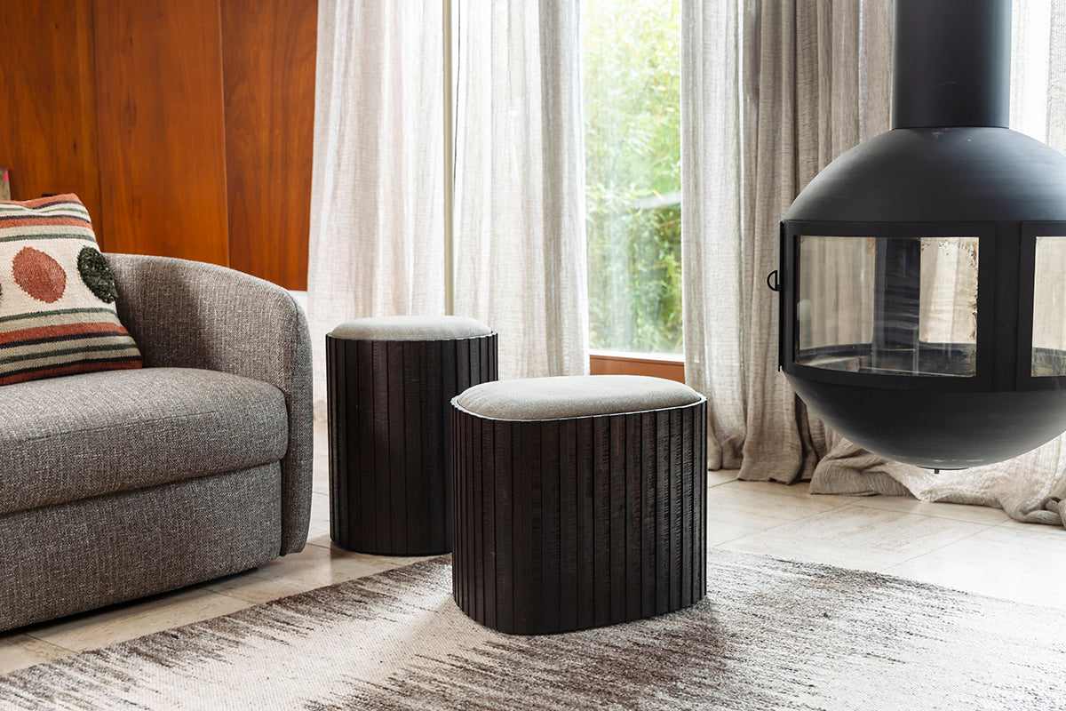 Bay High Storage Pouf - WOO .Design