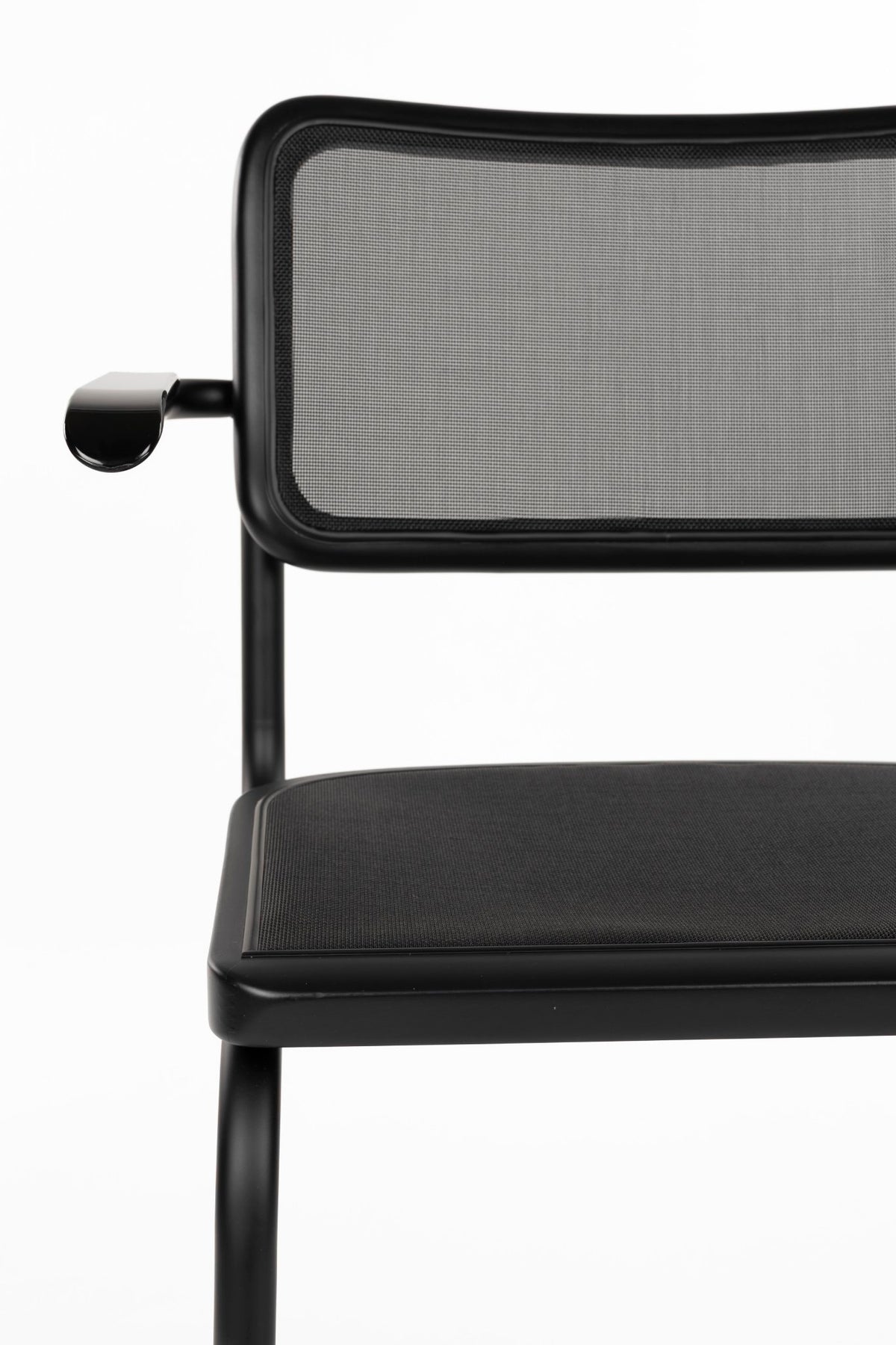 Carree Black Armchair