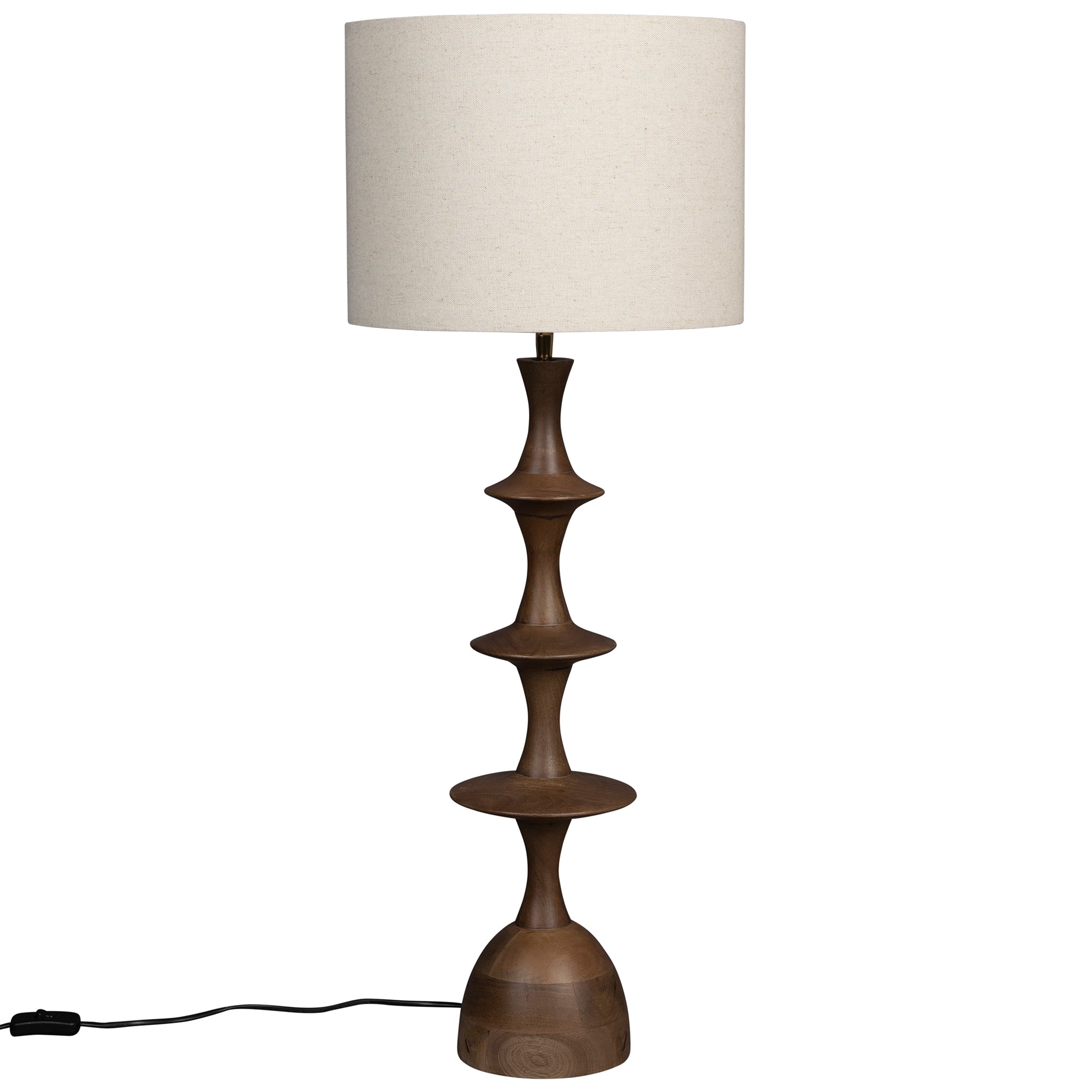 Cath Walnut Table Lamp