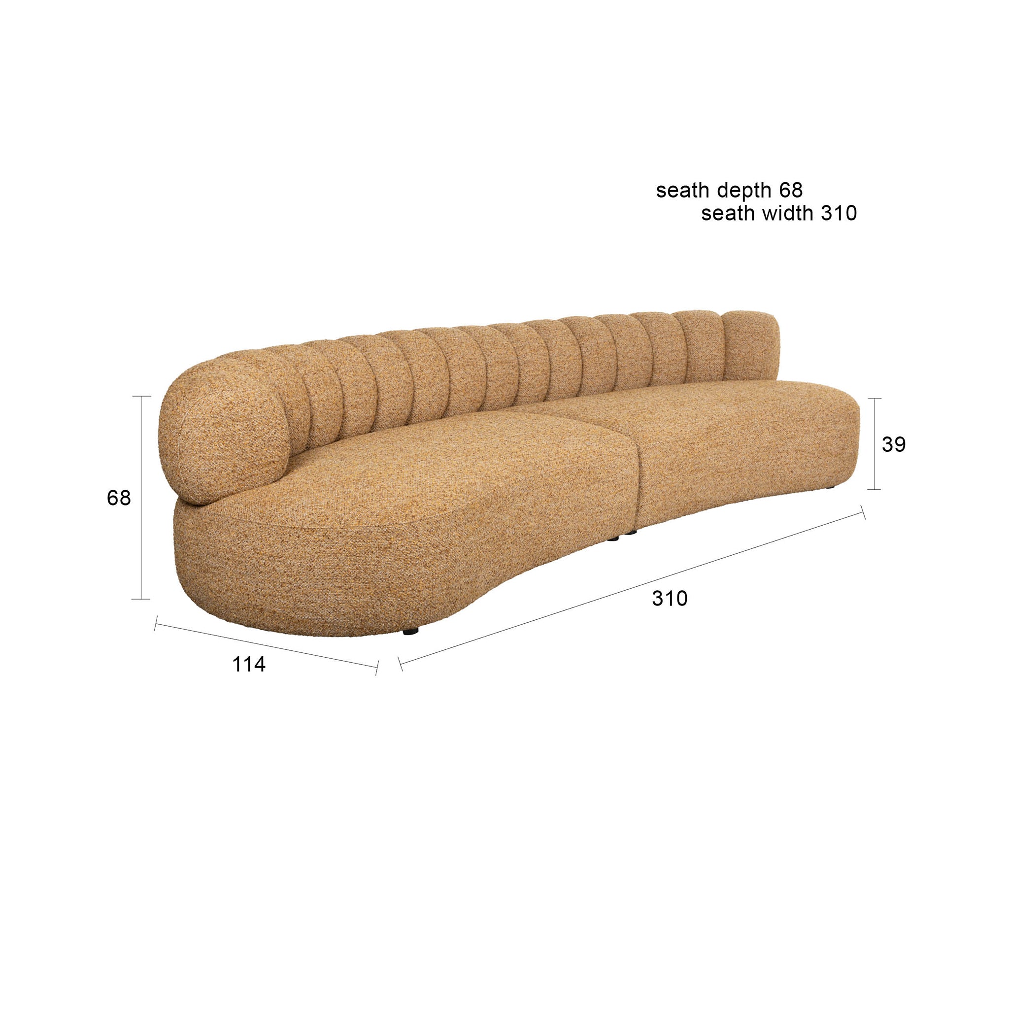 Duvane 4.5 Seater Sofa