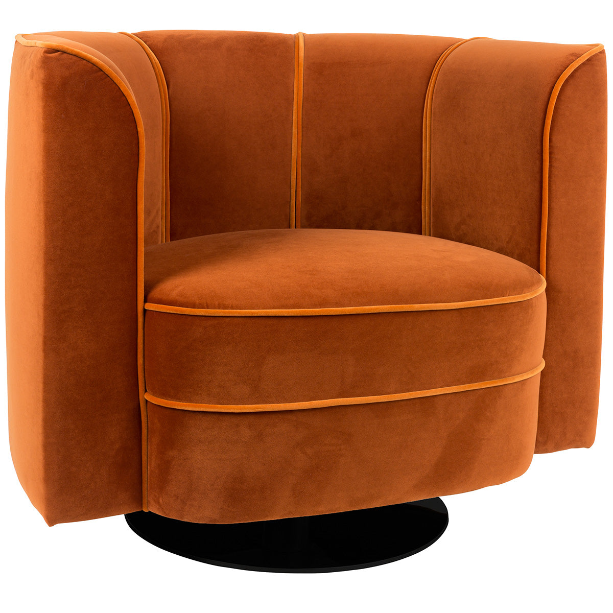 Flower Orange Lounge Chair
