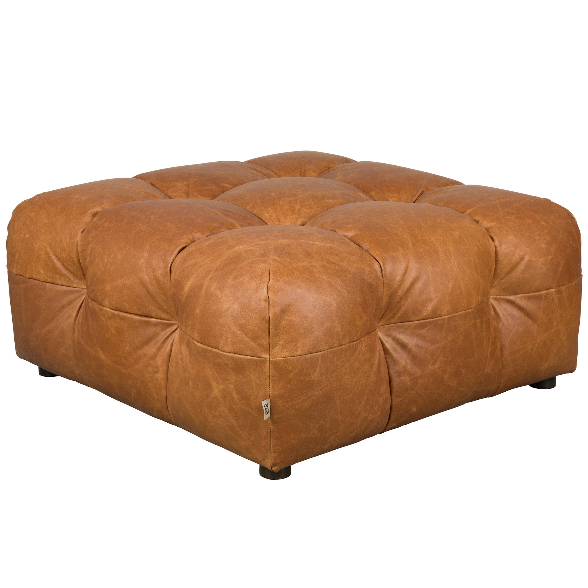 Hackman Leather Hocker