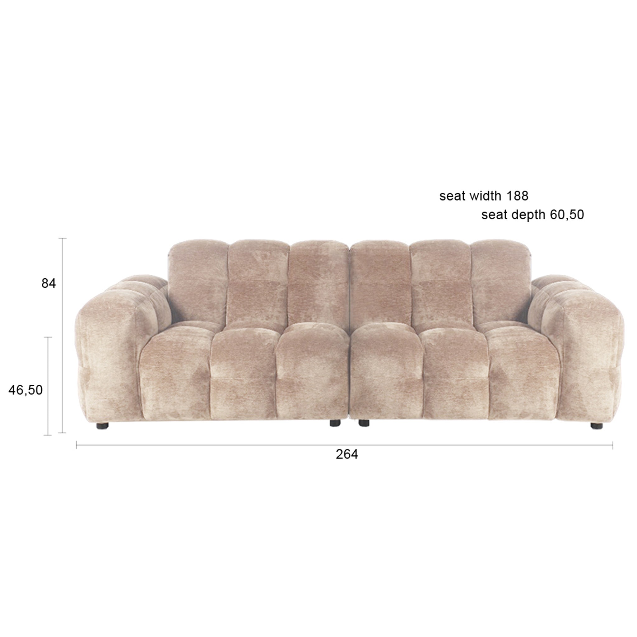 Hackman Velours Sofa