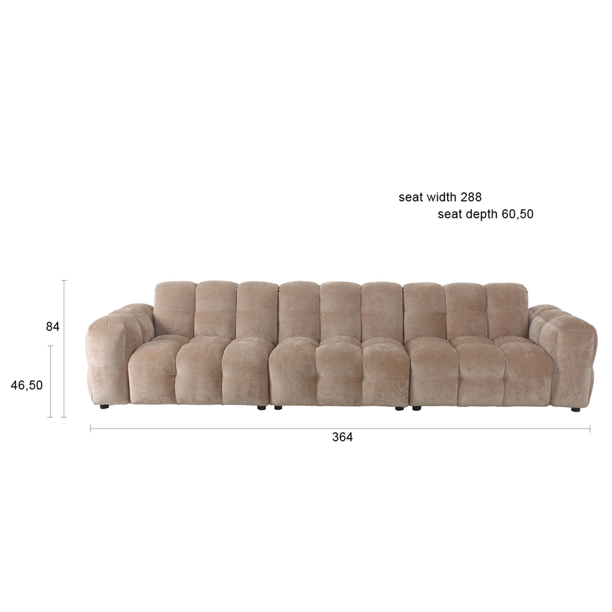 Hackman Velours Sofa