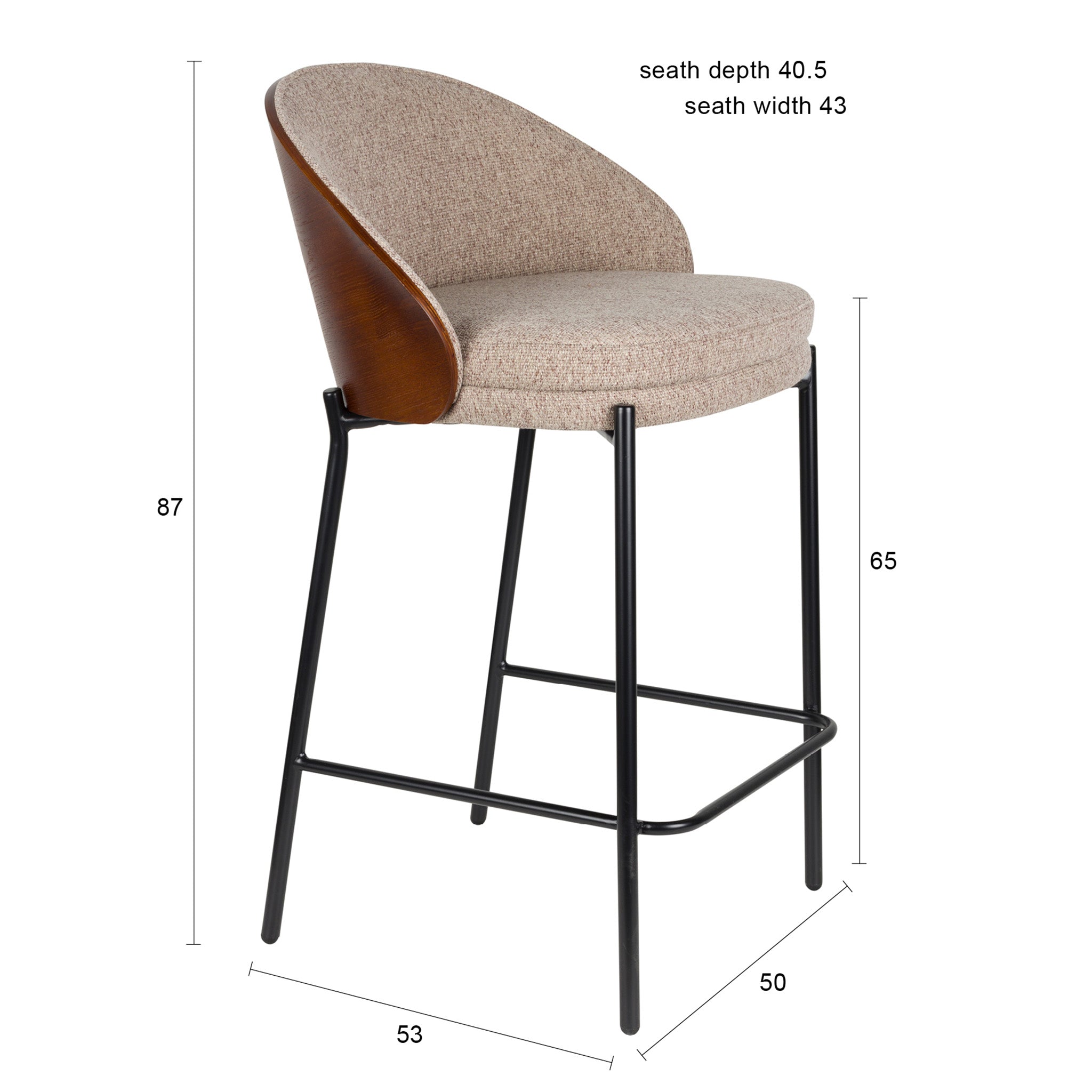 Rodin Counter Chair