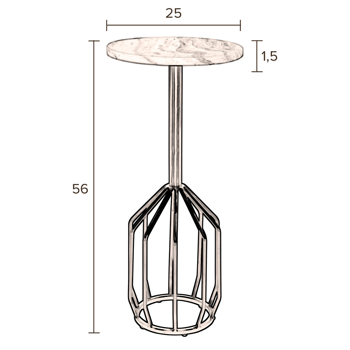 Salerno Side Table