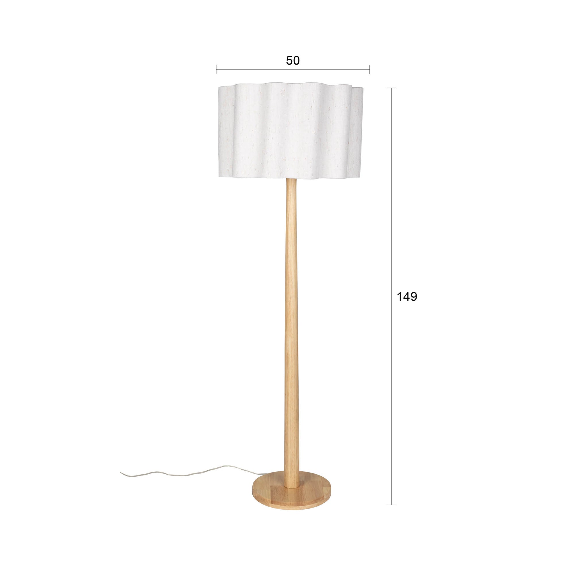 Scallop Floor Lamp