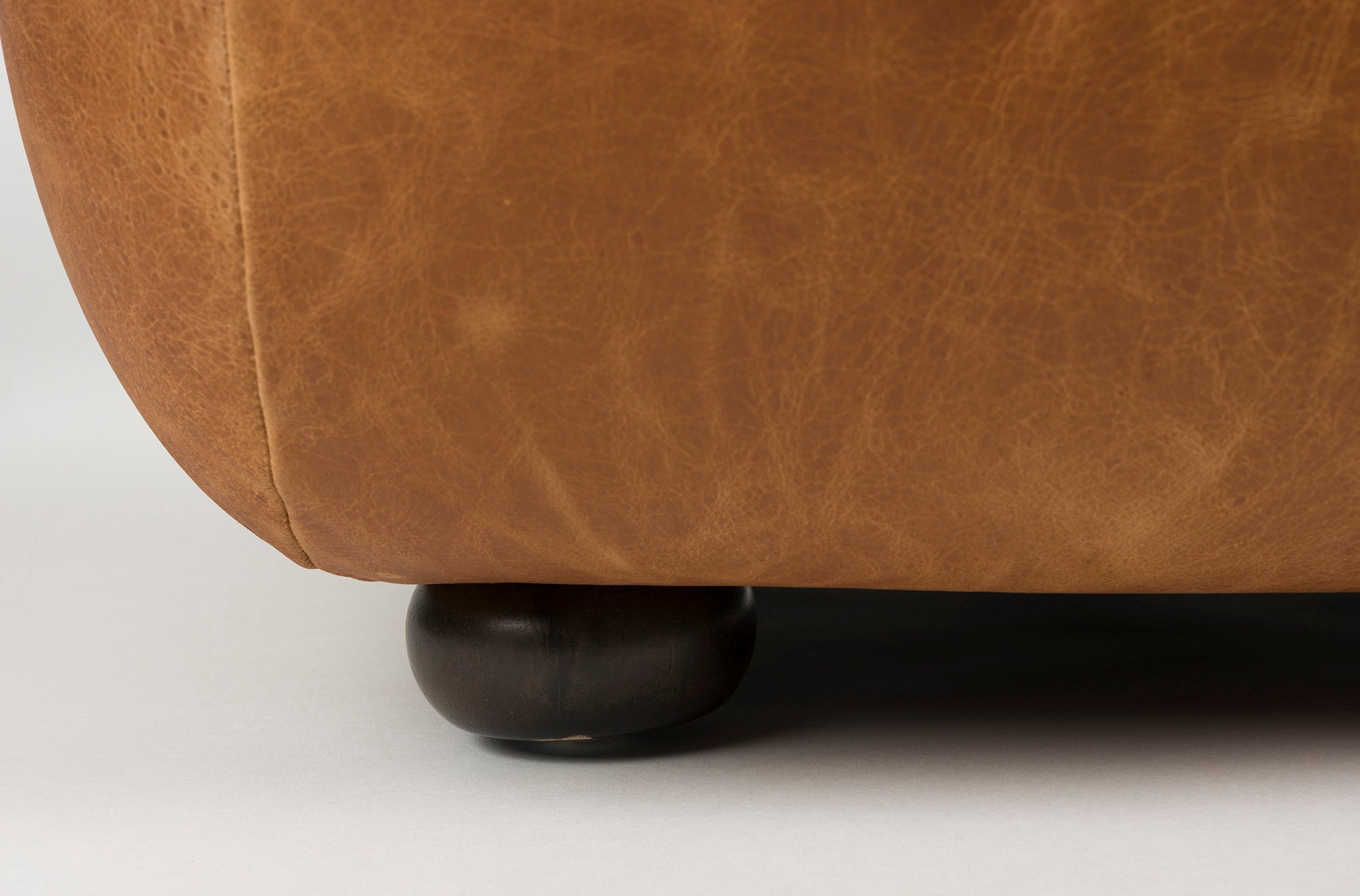 Wyatt Wax Leather Lounge Chair