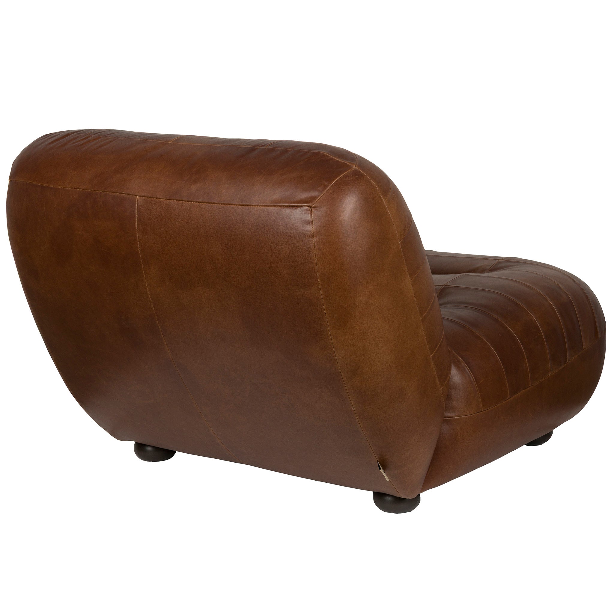 Wyatt Wax Leather Lounge Chair