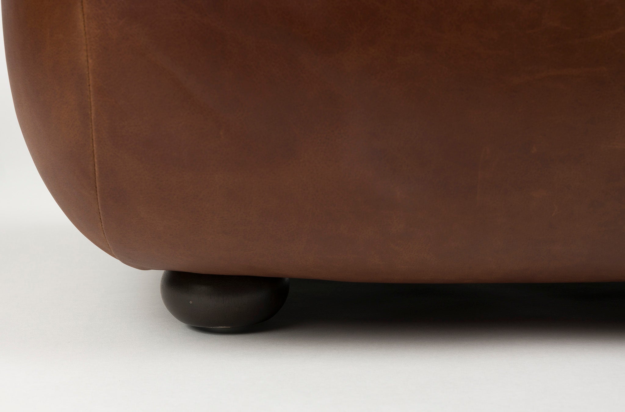 Wyatt Wax Leather Lounge Chair