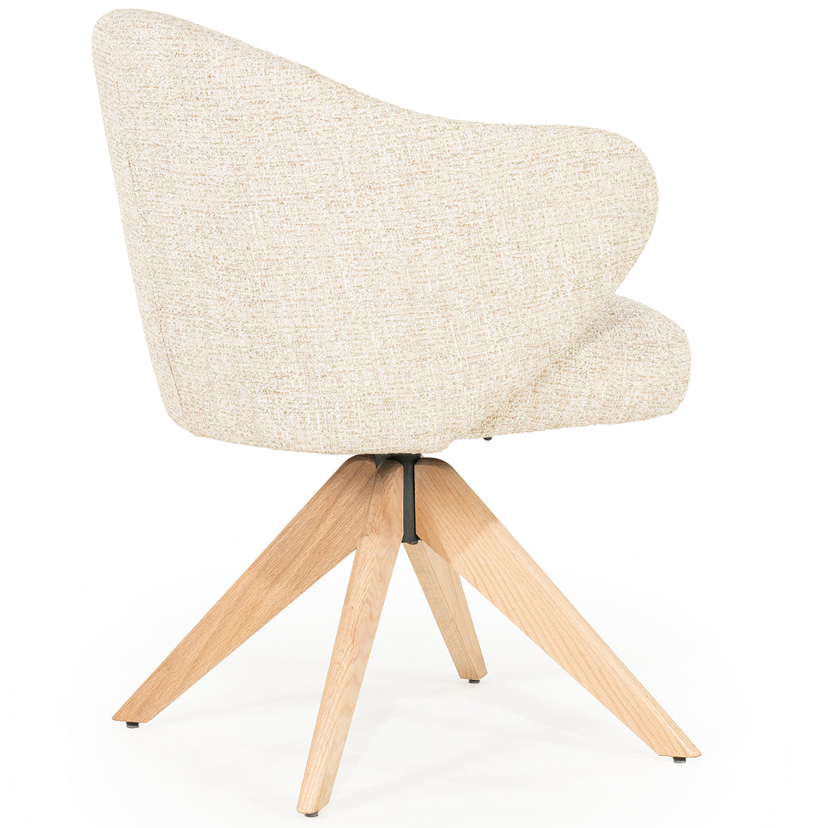 Connor Donna Chair with Wood Legs