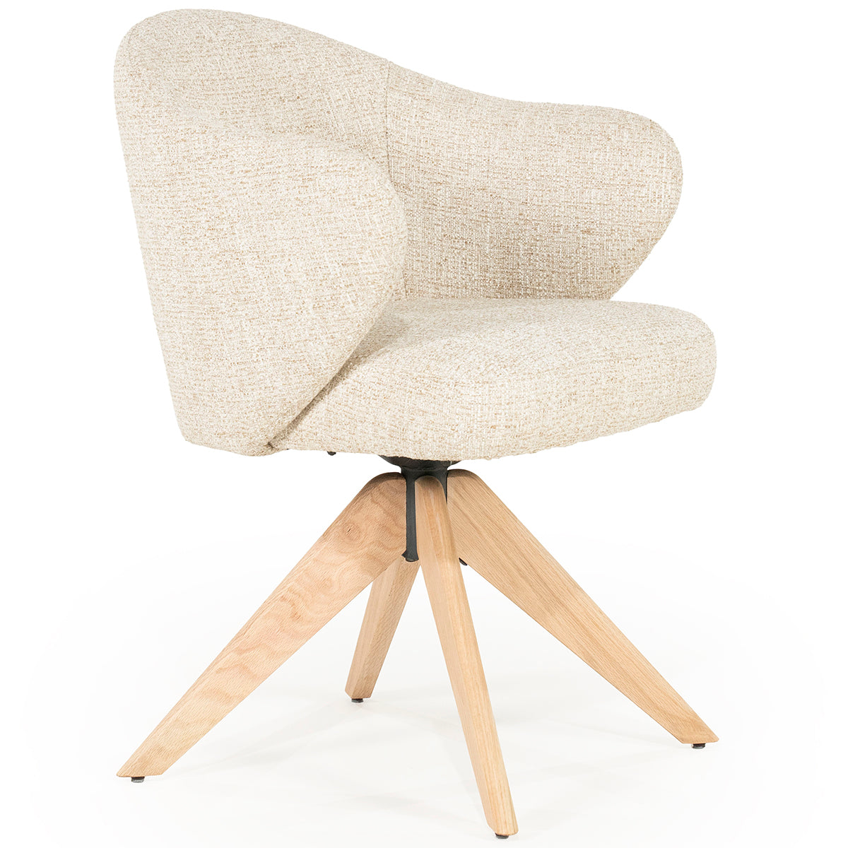 Connor Donna Chair with Wood Legs