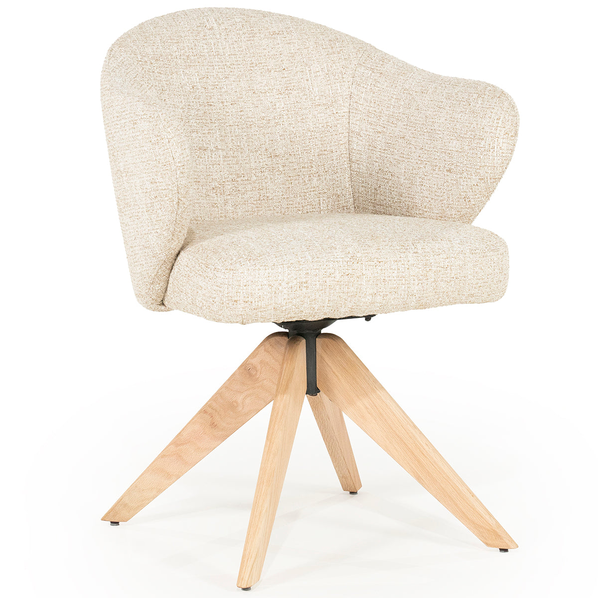 Connor Donna Chair with Wood Legs