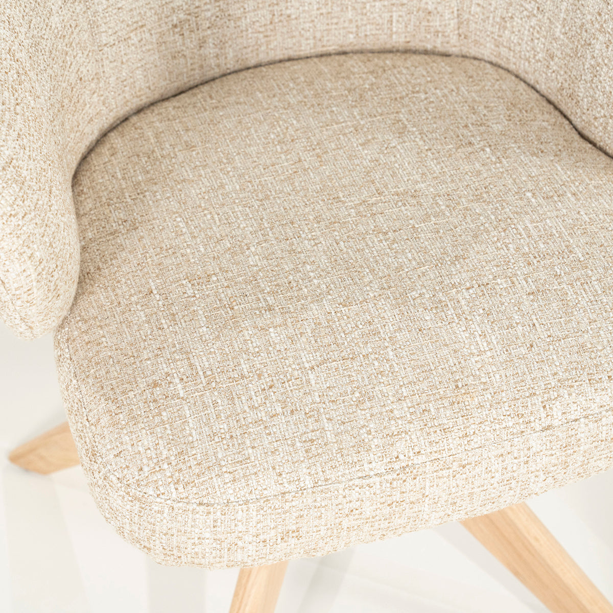 Connor Donna Chair with Wood Legs
