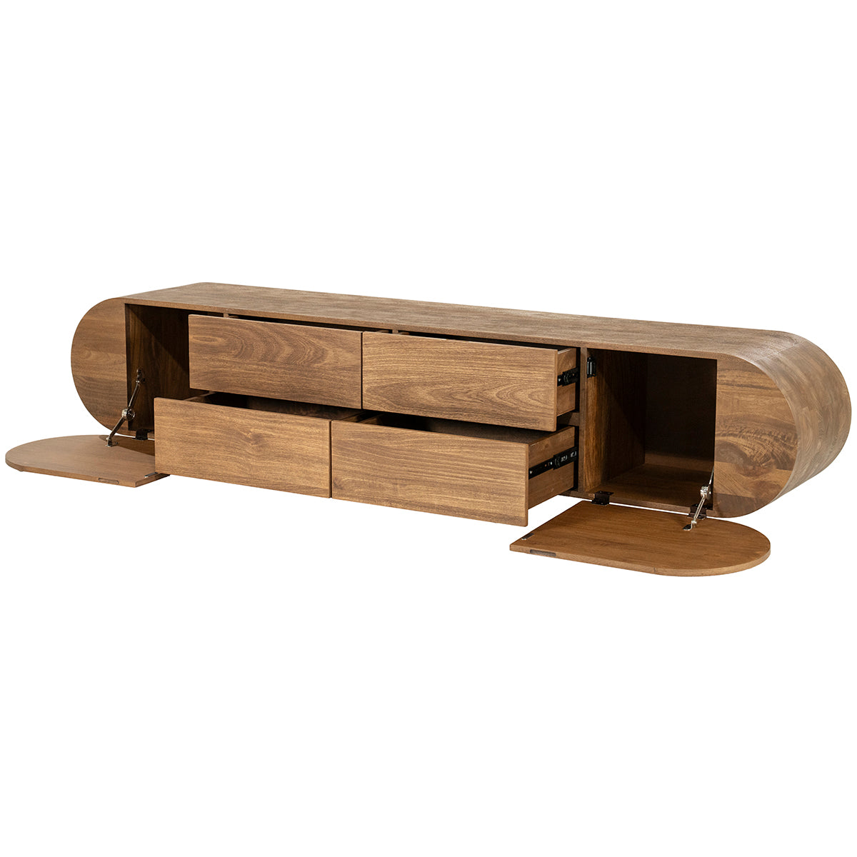 King 4 Drawers TV Cabinet