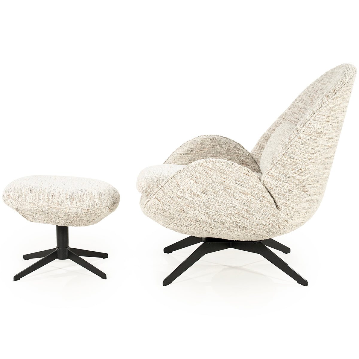 Ryan Zora Armchair with Footstool