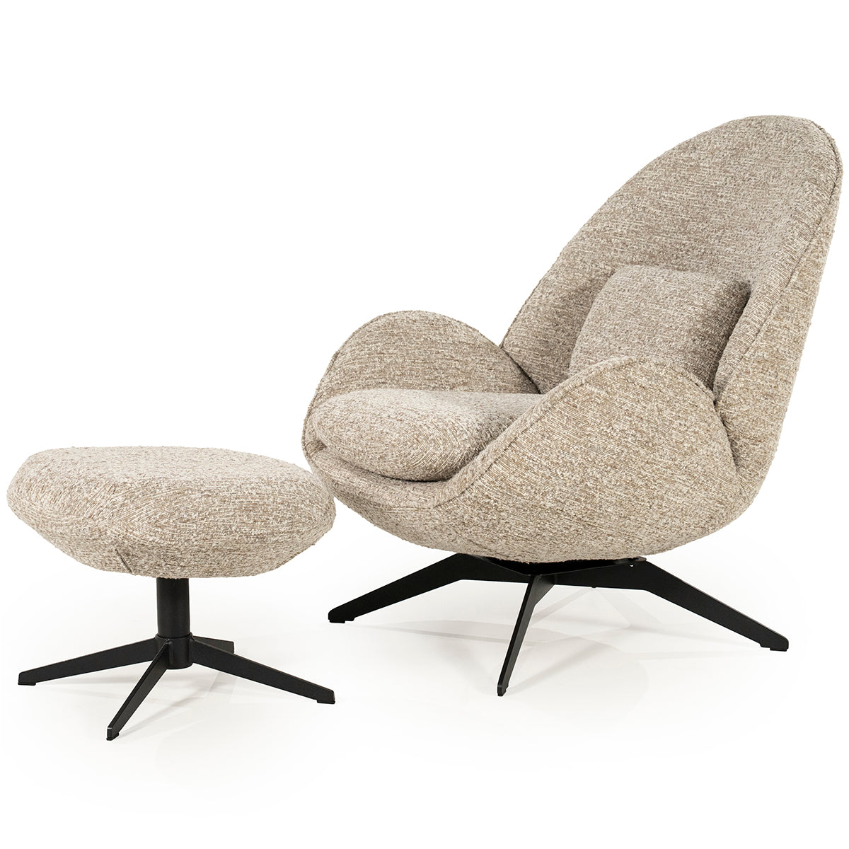 Ryan Zora Armchair with Footstool