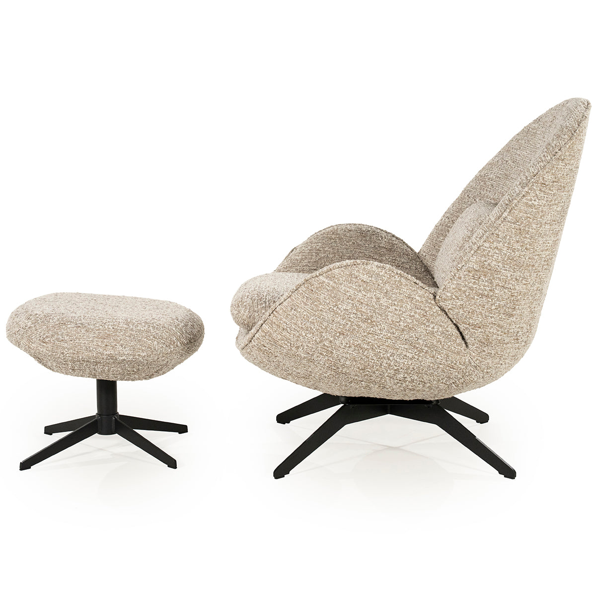 Ryan Zora Armchair with Footstool