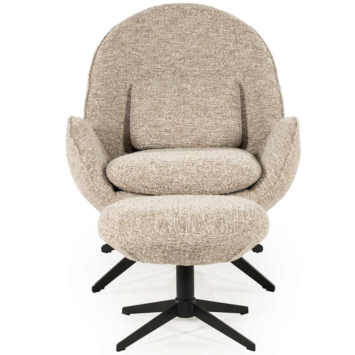 Ryan Zora Armchair with Footstool
