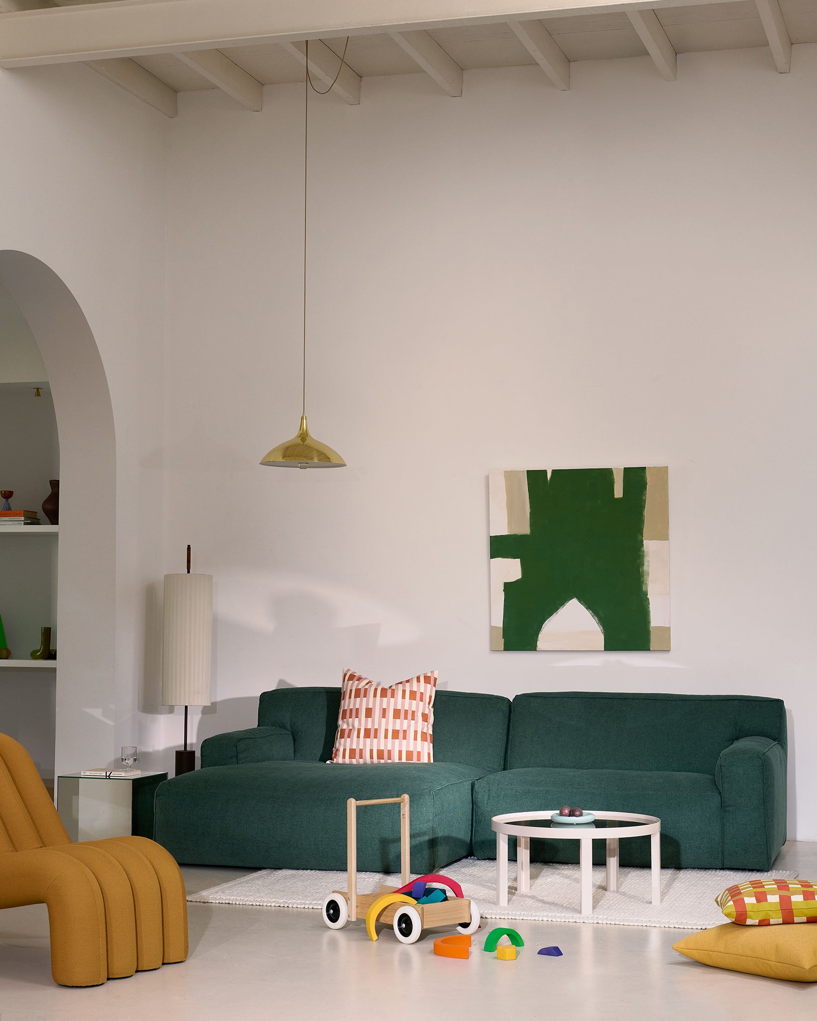 Clay Large Corner Longchair Sofa
