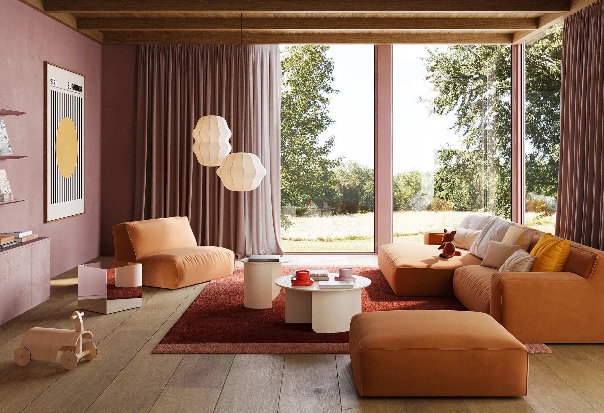Clay Large Corner Longchair Sofa