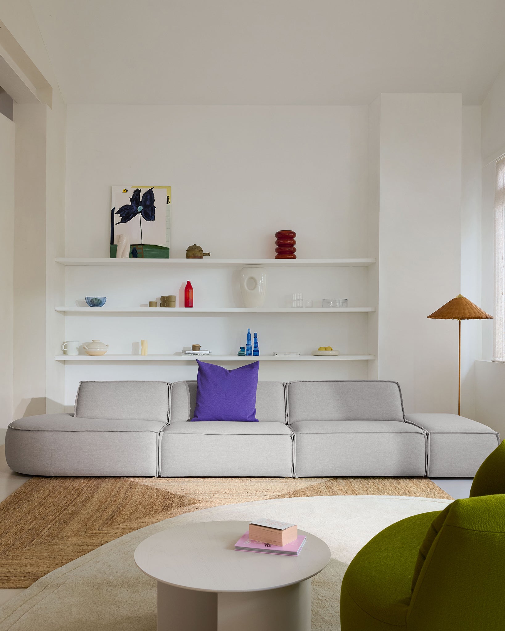 Edge 3 Seater Round Sofa