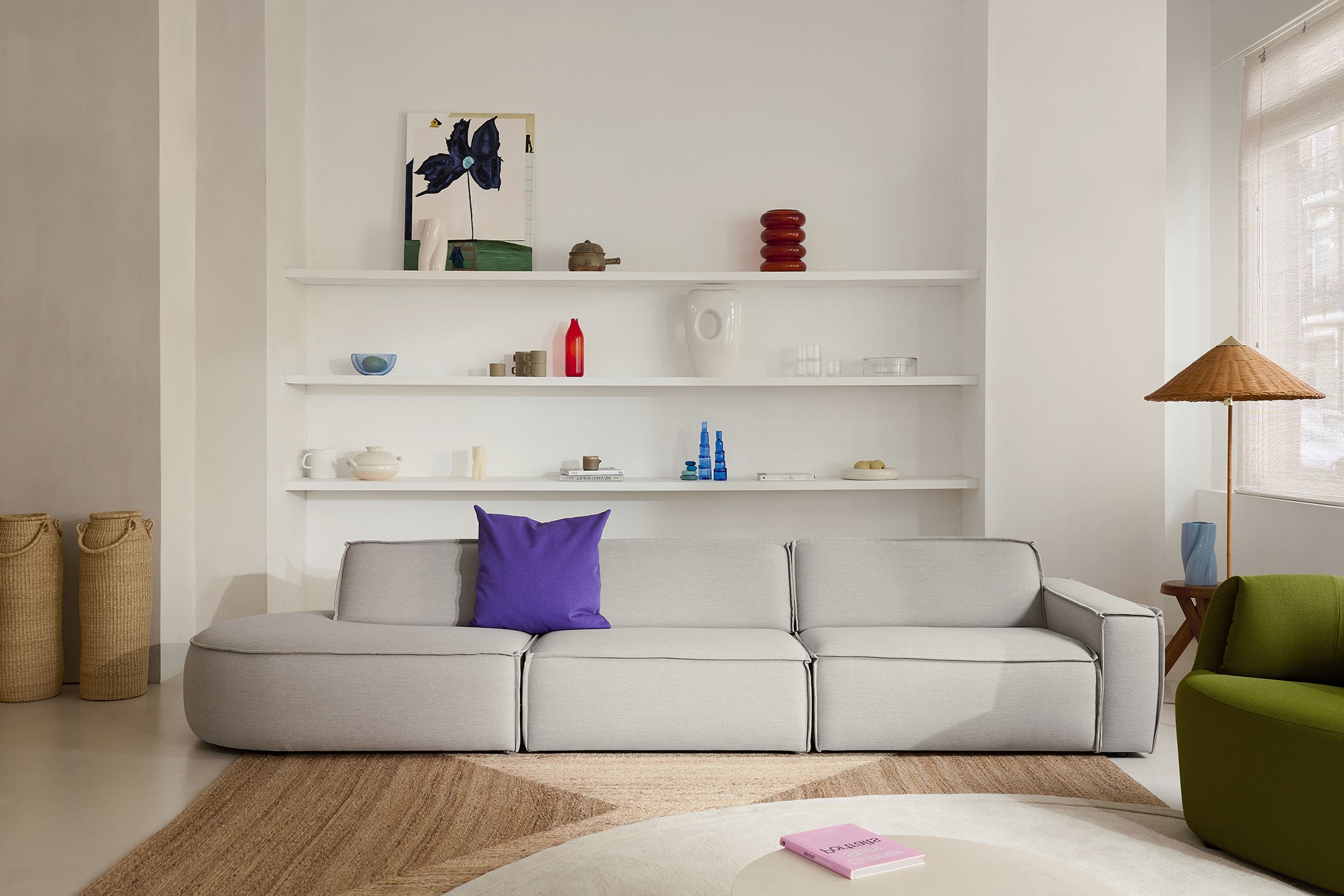 Edge 3 Seater Round Sofa