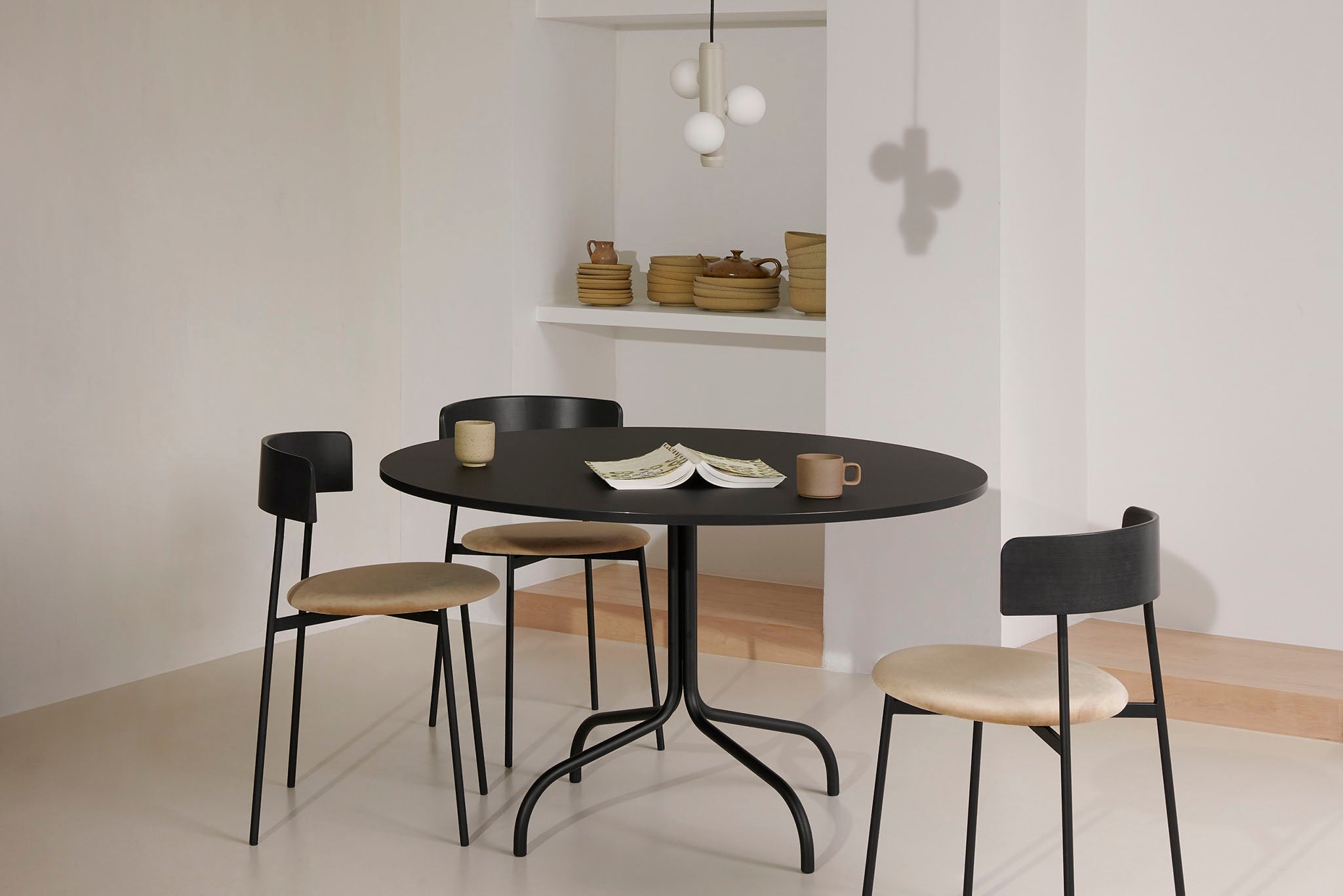 Friday Dining Chair with Wooden Seat