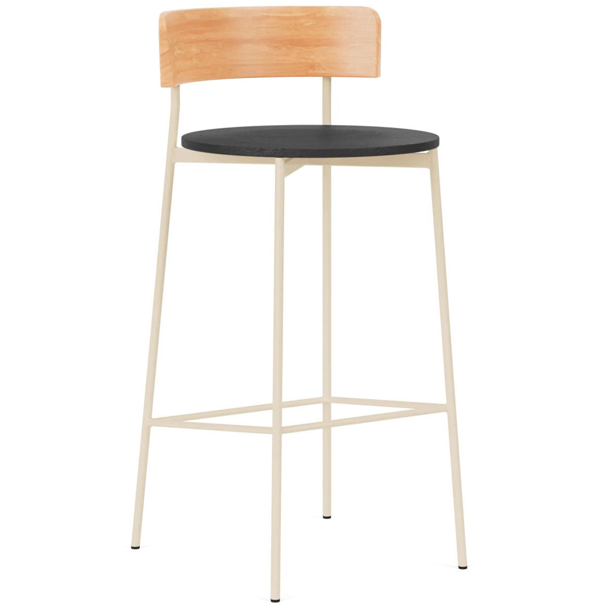 Friday Barstool with Wooden Seat