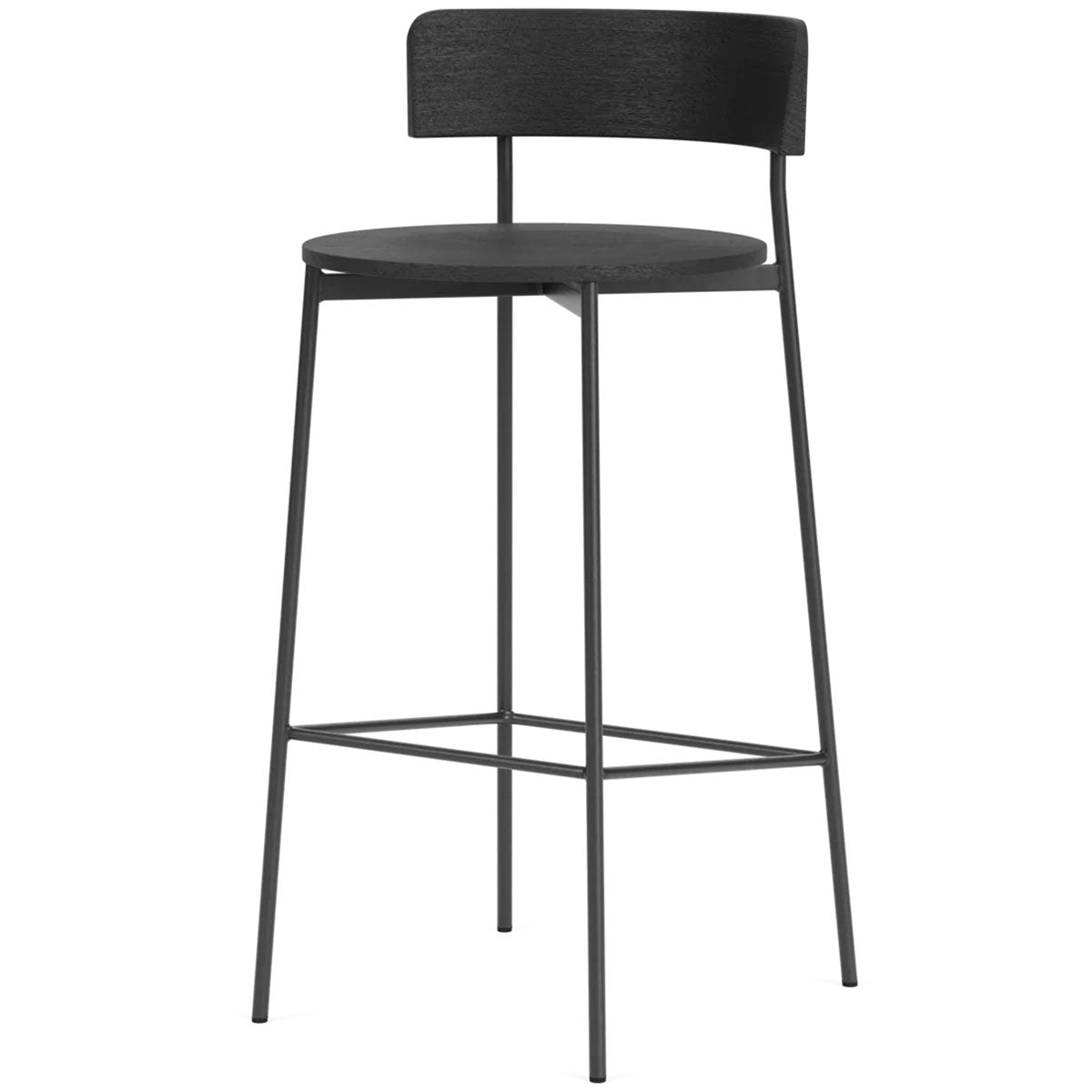 Friday Barstool with Wooden Seat