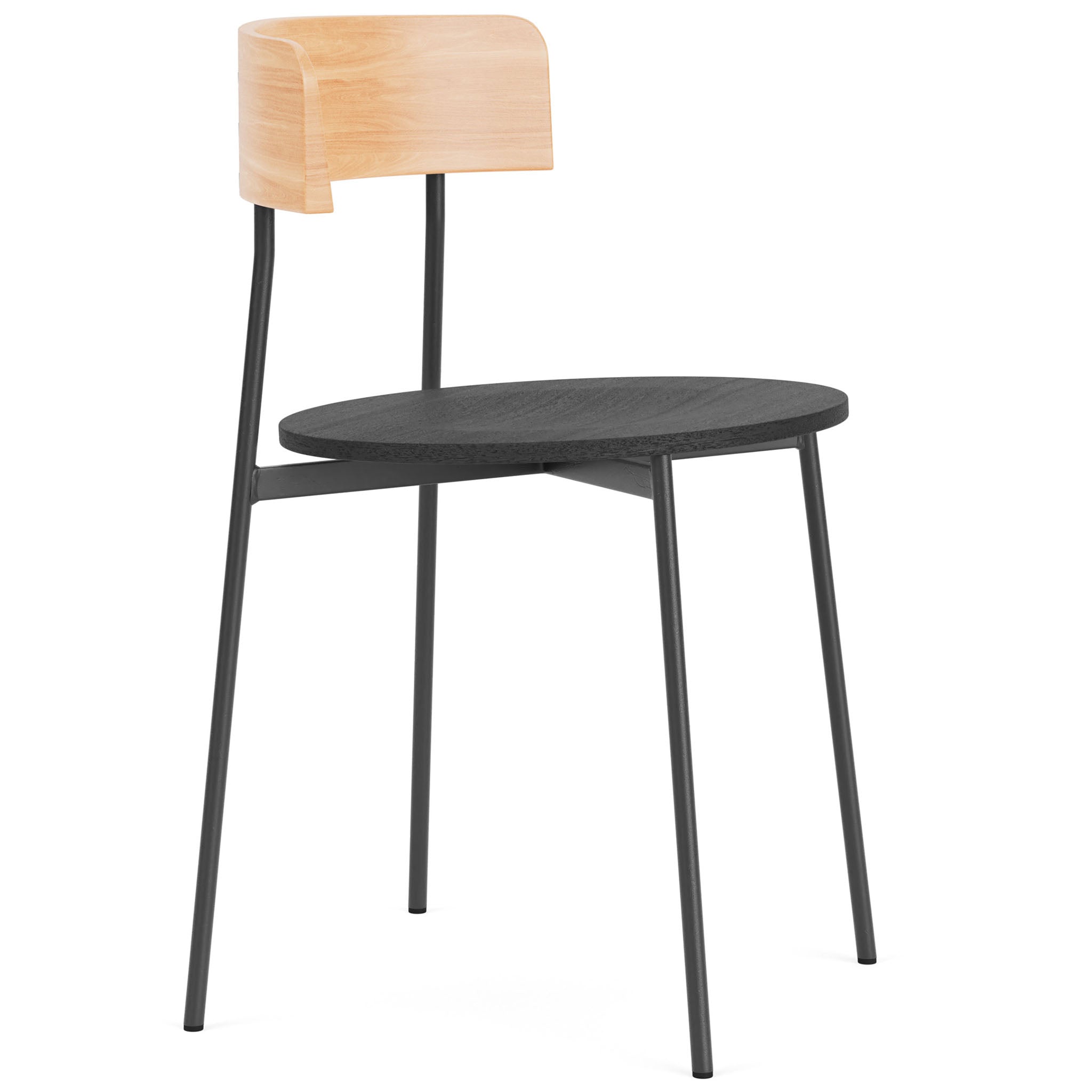 Friday Dining Chair with Wooden Seat