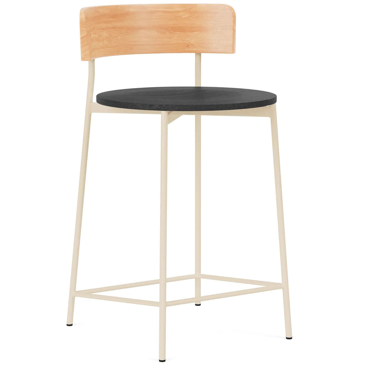 Friday Counter Stool with Wooden Seat