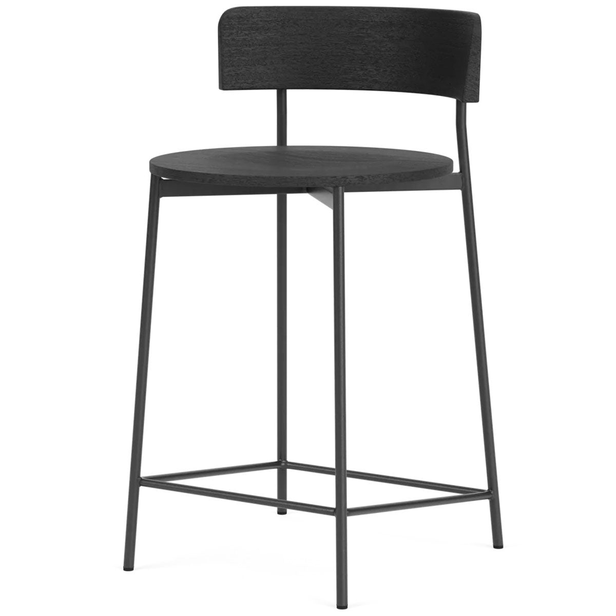Friday Counter Stool with Wooden Seat