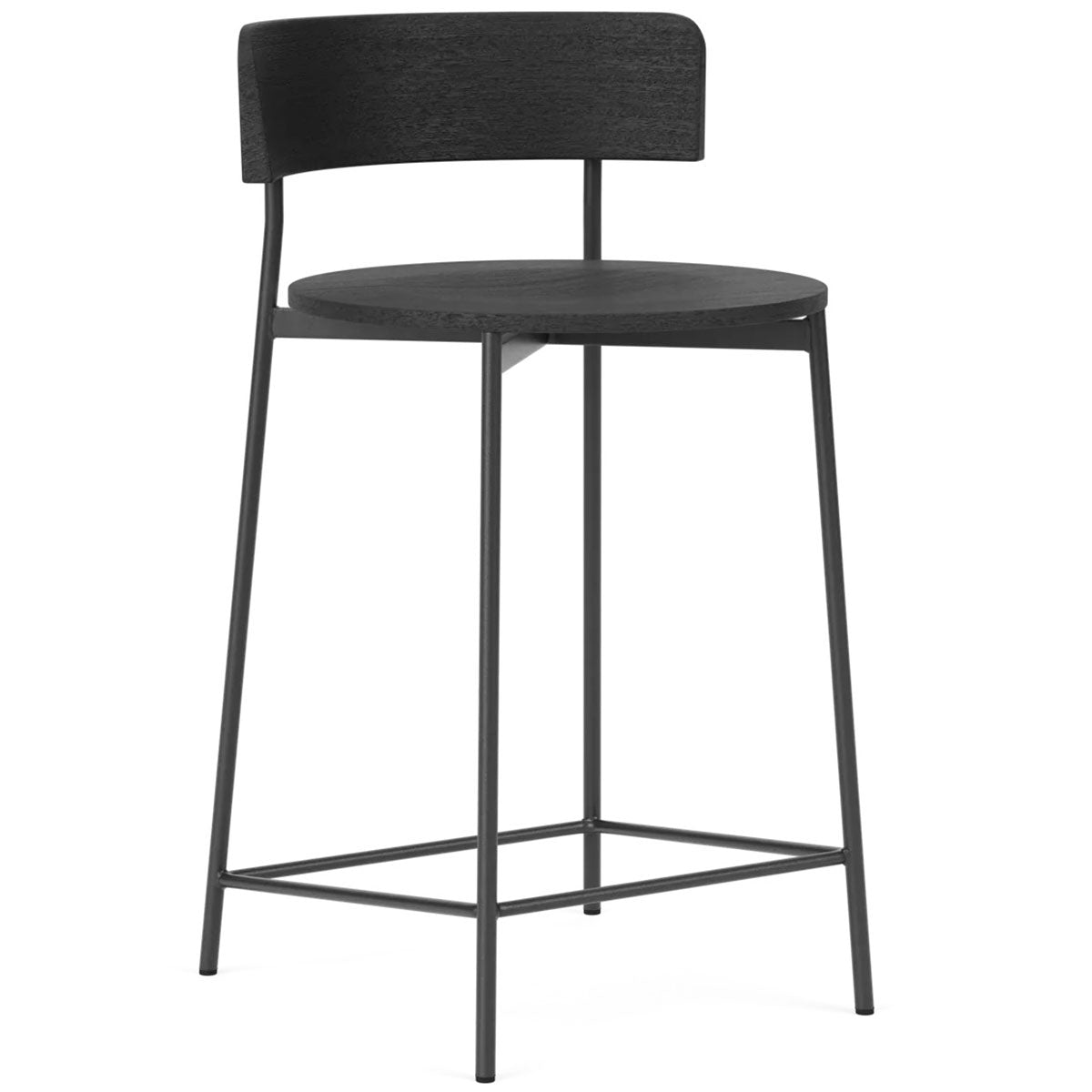 Friday Counter Stool with Wooden Seat