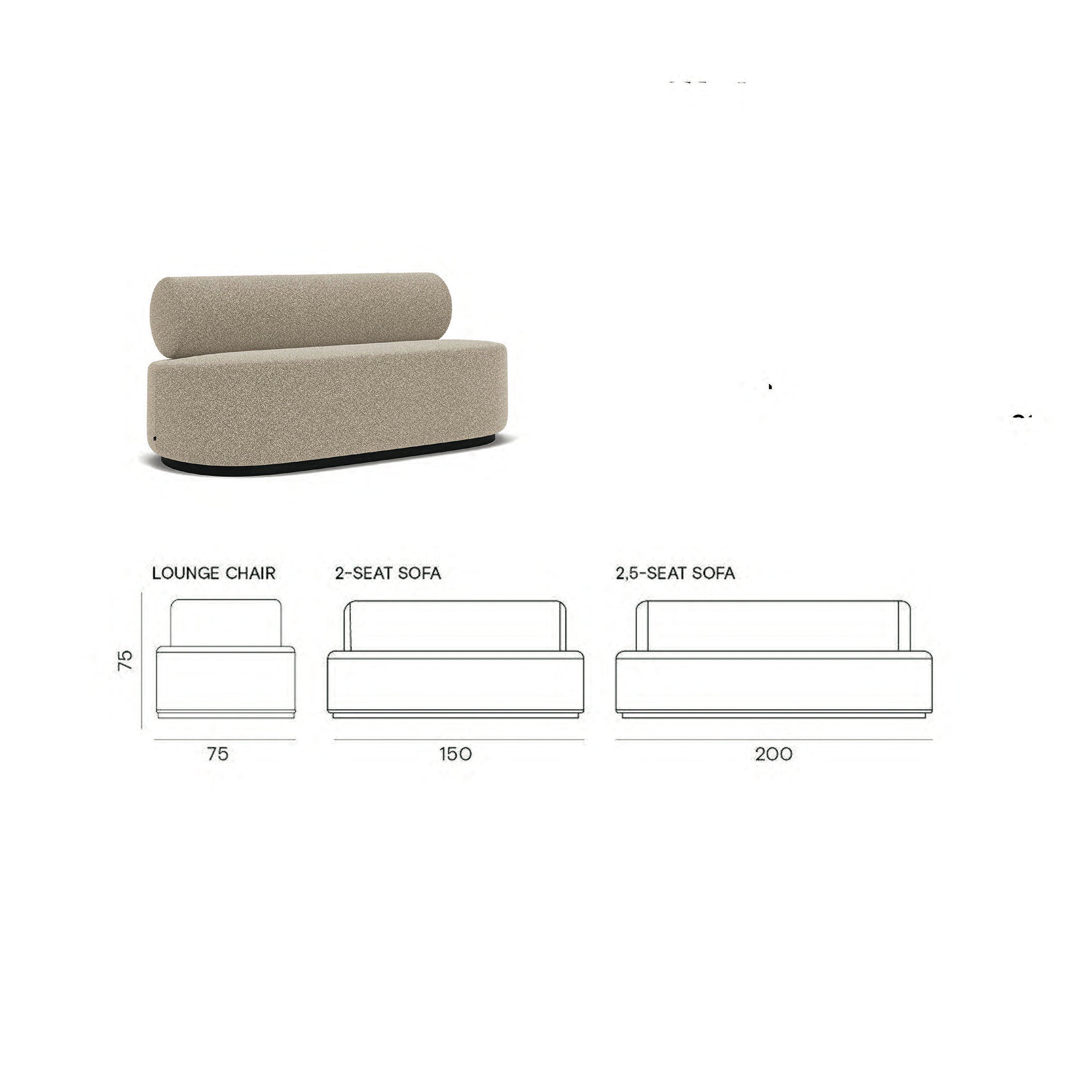 Sinclair 2.5 Seater Sofa
