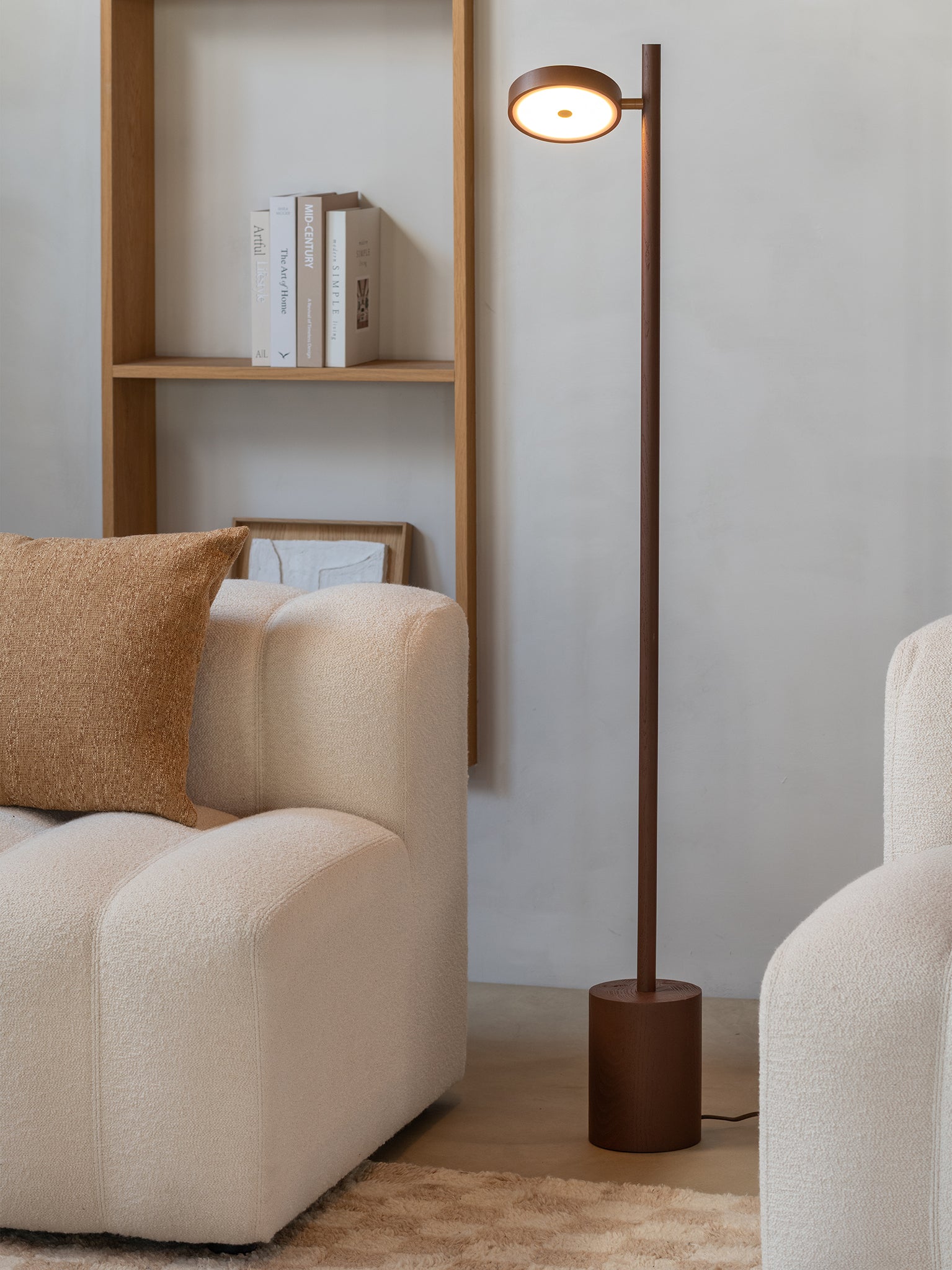 Okinawa Ash Wood Floor Lamp