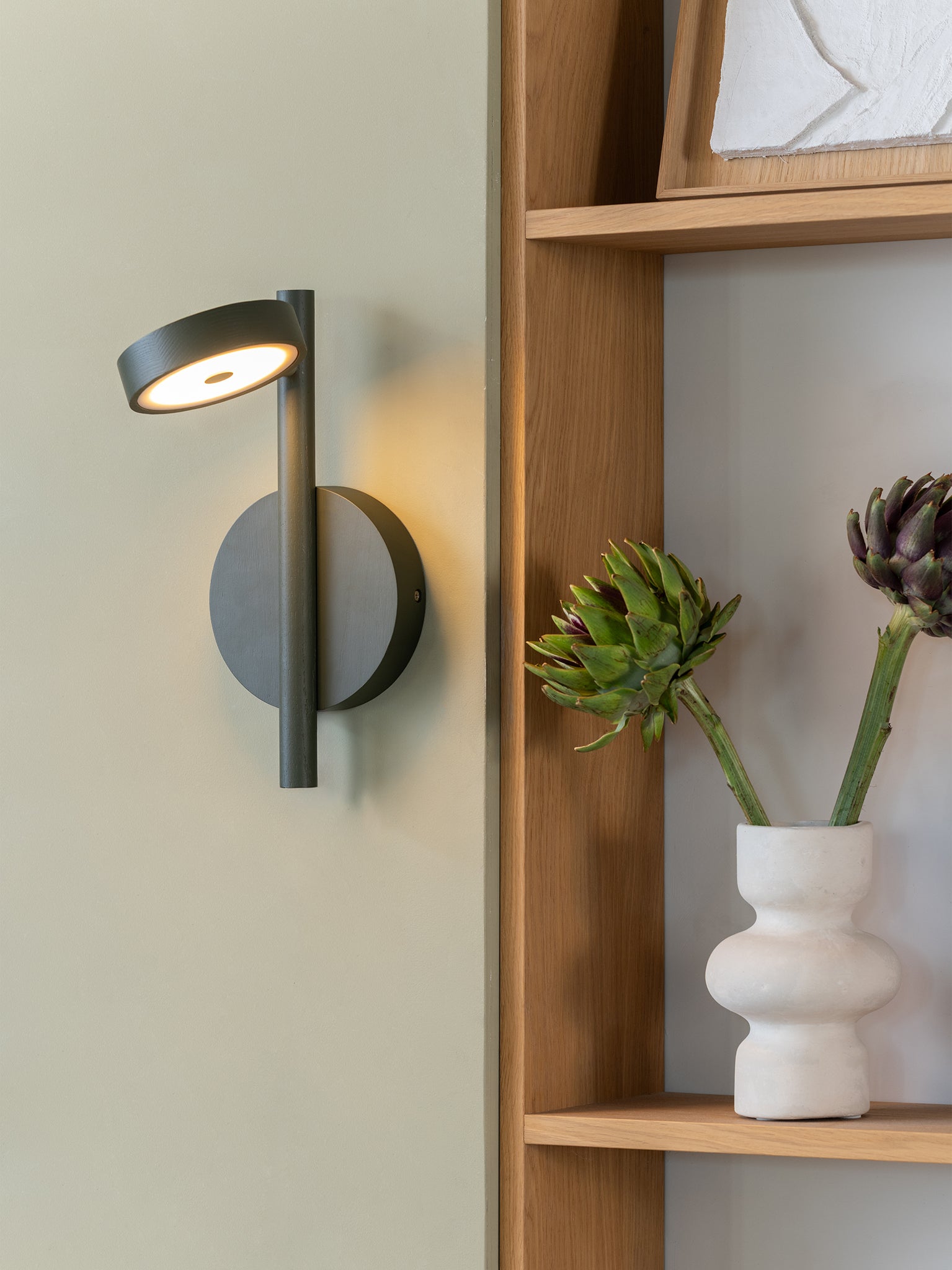 Okinawa Ash Wood Wall Lamp