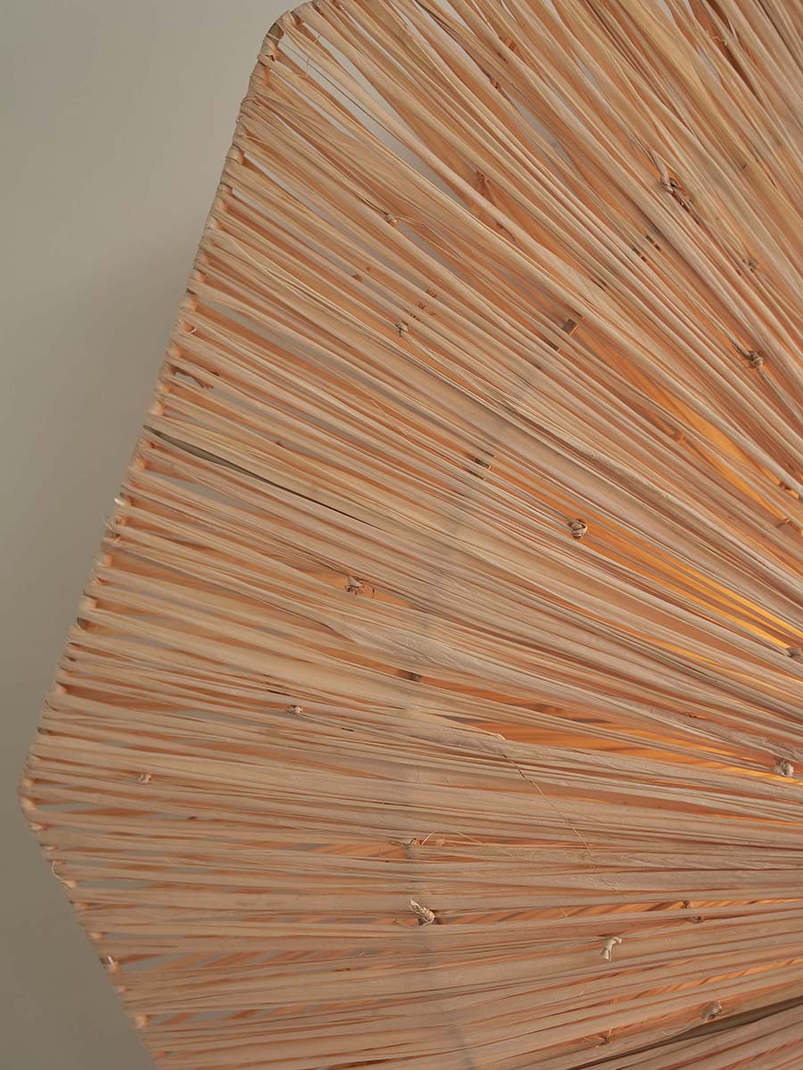 Panama Raffia Octogon Wall Lamp - WOO .Design