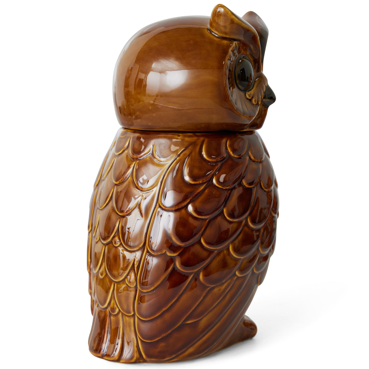 Owl Roasted Ceramic Jar